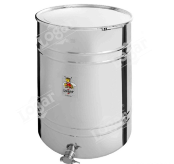 Kanta za 430 kg meda inox Logar d630 H1000, slav. inox 6/4", sa herm. pokl.