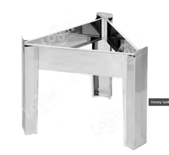 Stalak inox za d400 kantu za med na tri noge Logar